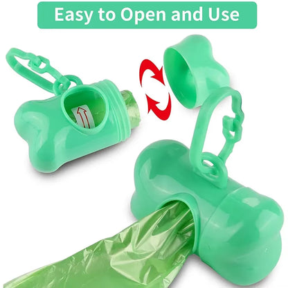 Poop Bag Refill — Green (6 Rolls, 90 Bags)