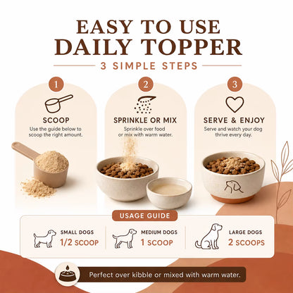 Wholesale Grass Fed Beef Bone Broth for Dogs 70% Protein Hydrolyzed Beef Collagen Powder Pet Joint Support Topper Custom